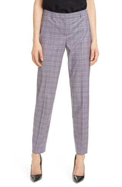 Hugo Boss Tiluni Wool Suit Trousers In Lilac Fantasy