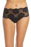 Wacoal Women's Light & Lacy Hi-cut Brief Underwear 879363 In Black