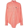 BURBERRY BURBERRY ASYMMETRIC CHECK SHIRT