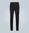 ACNE STUDIOS RYDER ELASTICATED WOOL-BLEND trousers,P00452816