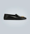 BALENCIAGA COSY BB DETAIL LEATHER LOAFERS,P00458880