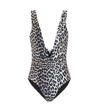 GANNI LEOPARD-PRINT SWIMSUIT,P00458272