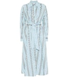 LORO PIANA CAELIE STRIPED COTTON DRESS,P00459660