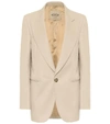 TOD'S GABARDINE AND COTTON BLAZER,P00464508