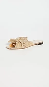 LOEFFLER RANDALL Daphne Knot Flat Sandals,LOEFF41526