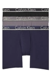 Calvin Klein Microfiber Stretch Boxer Briefs - Pack Of 3 In White