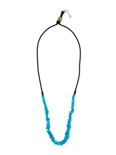 Valentino Garavani Men's  Light Blue Acetate Necklace