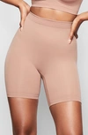 Skims Mid-thigh Sculpting Shorts In Sienna