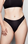 Skims Fits Everybody Cheeky Stretch-jersey Briefs In Onyx