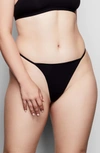 Skims Fits Everybody T-string Thong In Onyx