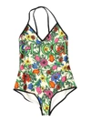 GUCCI GUCCI FLORAL PRINT SWIMSUIT