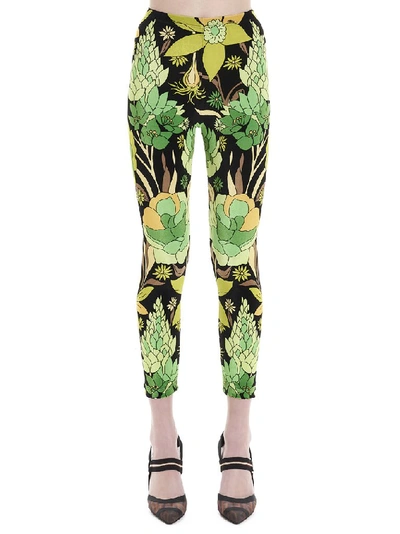 Fendi Dream Garden Leggings In Multicolor