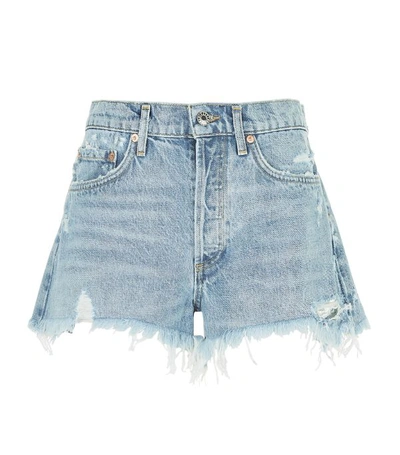 AGOLDE DISTRESSED PARKER SHORTS,14803967