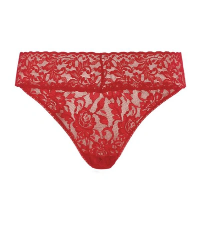 Hanky Panky Original Lace Thong In Multi