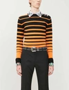 PACO RABANNE STRIPED WOOL JUMPER