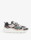 SANDRO FUTURA LEATHER AND MESH TECHNICAL TRAINERS,33786919