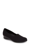 Ecco Felicia Womens Leather Marled Loafers In Black Leather
