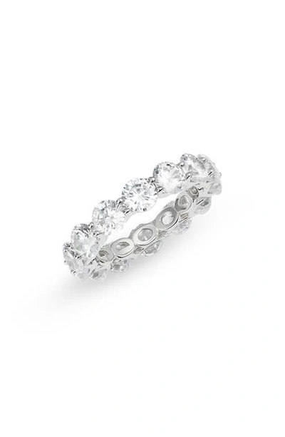 Adinas Jewels Eternity Ring In Grey