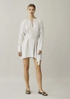 ASCENO SANTORINI SAND SHORT LINEN DRESS,D013FAB06COL54L