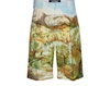 Jacquemus Costume Landscape-print Cotton Shorts In Print Landscape