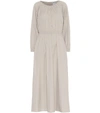 MAX MARA GUELFI COTTON-BLEND MIDI DRESS,P00451201