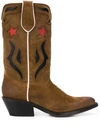 ASH PRINCE EMBROIDERED BOOTS
