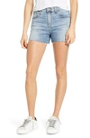 Ag Alexxis High Waist Cutoff Denim Shorts In 18 Years Poplar