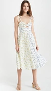 rachel antonoff ali midi dress Rachel Antonoff Ali Midi Dress In Ditsy Floral