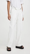 ALEXANDER WANG MENS TROUSERS WITH FLIPPED WAISTBAND