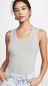 FREE PEOPLE U NECK TANK GREY,FREEP45070