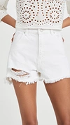 Rolla's Dusters Cut Off Shorts In Vintage White
