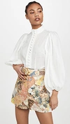 ZIMMERMANN Brightside Piped Body Blouse