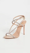 AQUAZZURA 105mm Moondust Sandals