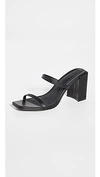 JAGGAR SQUARE HEEL SANDALS