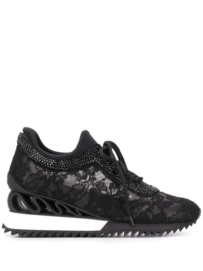 Le Silla Reiko Wave Trainers In Black