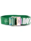 Off-white 2.0 Industrial Buckle Belt In Green