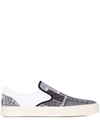 AMIRI BANDANA PRINT SLIP-ON SNEAKERS