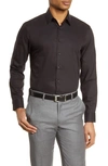 NORDSTROM MEN'S SHOP NORDSTROM EXTRA TRIM FIT NON-IRON SOLID STRETCH DRESS SHIRT,NO434020MN