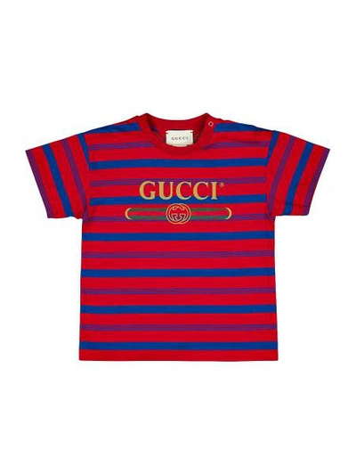 Gucci Kids T-shirt For Boys In Red