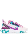 Nike React Element 55 Sneakers In Pink