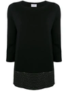 SNOBBY SHEEP SEQUIN-EMBELLISHED KNITTED TOP