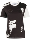 Off-white Painted T-shirt In White