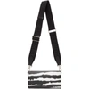 BURBERRY BURBERRY BLACK AND WHITE LEATHER OLLIE ZEBRA WALLET