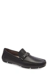 Ferragamo Amer Driving Loafer In Nero