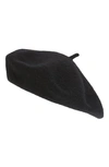 HALOGENR WOOL BLEND BERET,NO396569MI