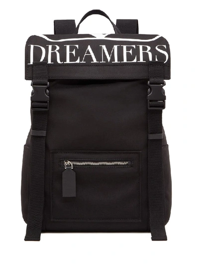 Valentino Garavani Vlogo Dreamers Backpack In Black