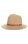 RAG & BONE FLOPPY BRIM WOOL FEDORA,WJW20S1000AD00