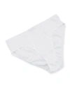 Hanro Cotton Seamless High-cut Full Brief In White