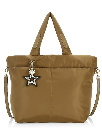 See By Chloé Joyrider Tote In Dark Khaki