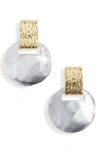 KARINE SULTAN STATEMENT DROP EARRINGS,E63079.01